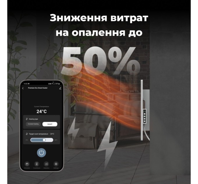 Обігрівач AENO Premium Eco Smart GH3S (AGH0003S)