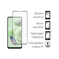 Скло захисне Dengos Full Glue Xiaomi Redmi Note 12 5G (black) (TGFG-308)