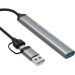 Концентратор Dynamode 5-in-1 USB Type-C/Type-A to 1хUSB3.0, 2xUSB 2.0, card-reader SD/MicroSD (DM-UH-514)