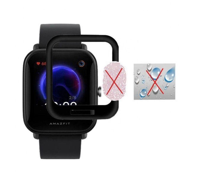 Плівка захисна BeCover Amazfit Bip U Pro Black (706054)