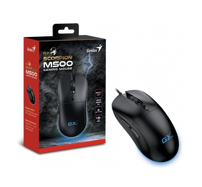 Мишка Genius Scorpion M500 USB Black (31040011400)