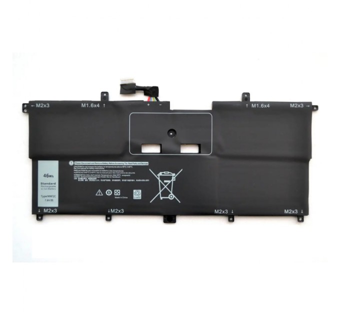 Акумулятор до ноутбука Dell XPS 13-9365 NNF1C 46Wh (5940mAh), 4cell, 7.6V, Li-ion AlSoft (A47994)