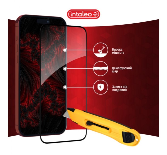 Скло захисне Intaleo Full Glue Apple iPhone 15 Pro Max (1283126575457)