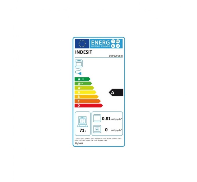 Духова шафа Indesit IFW6230IX