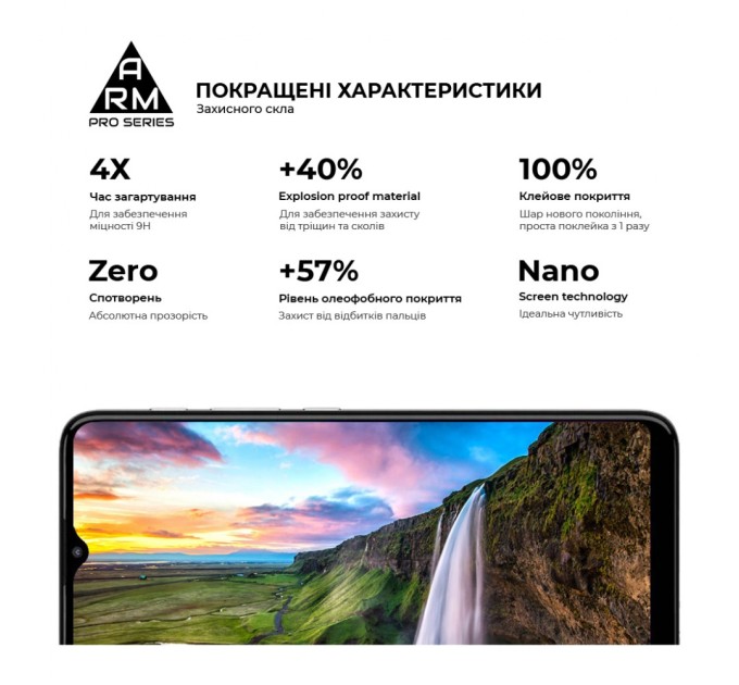 Стекло защитное Armorstandart Pro Motorola E20 Black (ARM60530)