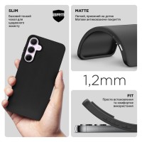 Чохол до мобільного телефона Armorstandart Matte Slim Fit Samsung A55 5G (A556) Black (ARM74317)