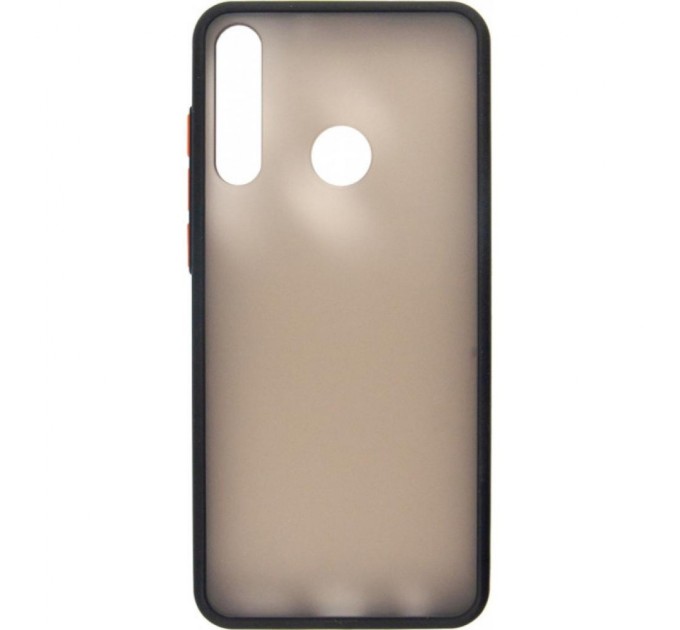 Чохол до мобільного телефона Dengos Matt Huawei Y6P, black (DG-TPU-MATT-54) (DG-TPU-MATT-54)