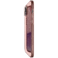 Чохол до мобільного телефона Spigen Apple iPhone 15 Liquid Crystal Glitter Rose Quartz (ACS06789)