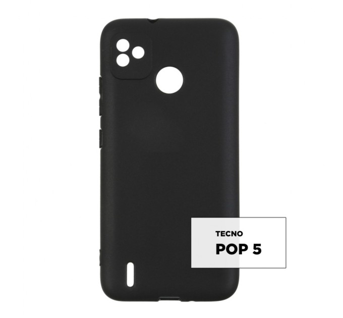 Чохол до мобільного телефона Armorstandart Matte Slim Fit TECNO POP 5 Camera Cover Black (ARM64733)