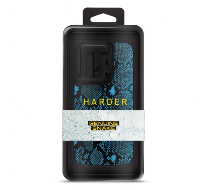 Чохол до мобільного телефона Harder Genuine Snake Apple iPhone 15 Pro Dark Blue (ARM76781)