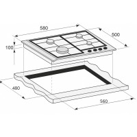 Варочна поверхня PRIME Technics PGH 50023 FIXC
