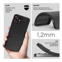 Чохол до мобільного телефона Armorstandart Matte Slim Fit ZTE Blade A73 4G Black (ARM70701)