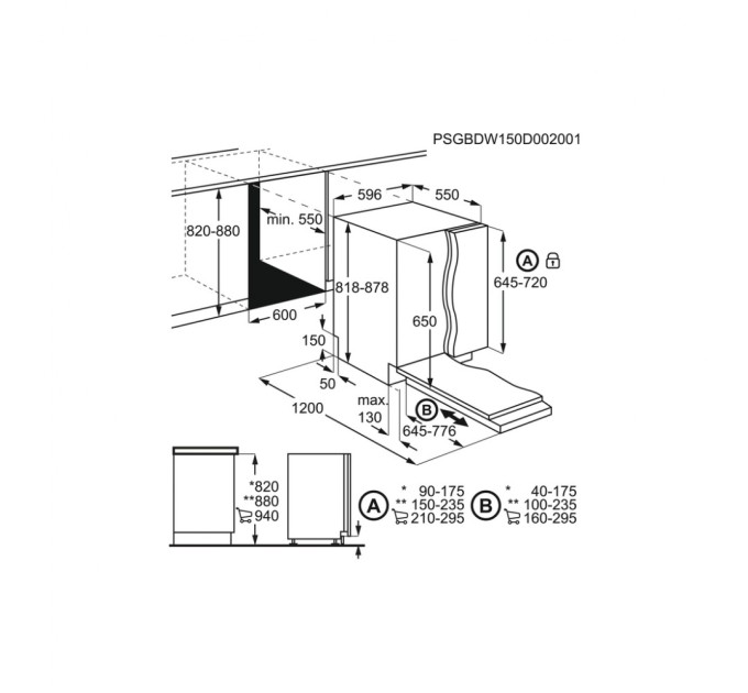 Посудомийна машина AEG FSR53617Z