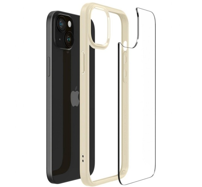 Чохол до мобільного телефона Spigen Apple iPhone 15 Plus Ultra Hybrid Mute Beige (ACS06658)