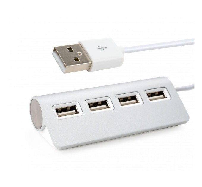 Концентратор Vinga USB 2.0 to 4*USB2.0 metal (VCPH2USB4)