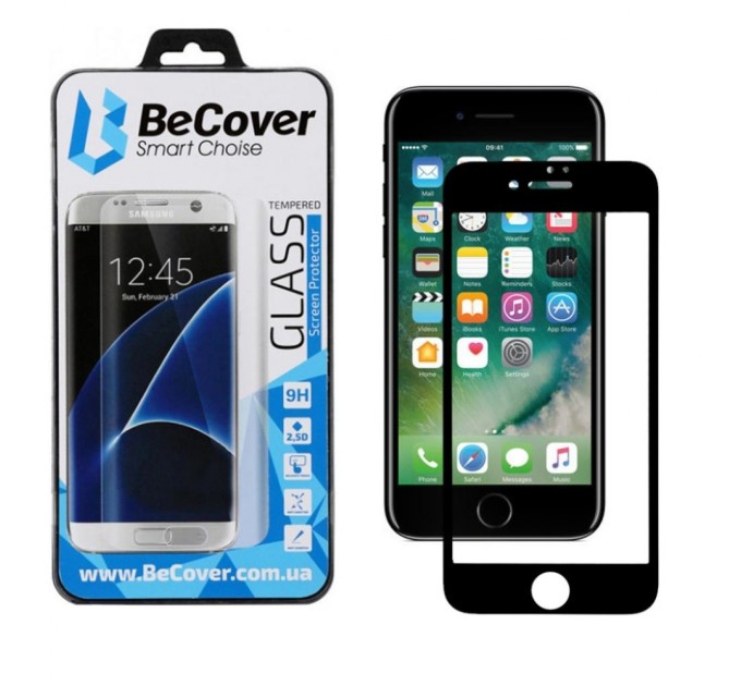 Скло захисне BeCover Apple iPhone 7 / 8 / SE 2020 3D Black (701040)