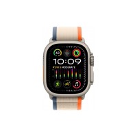 Смарт-годинник Apple Watch Ultra 2 GPS + Cellular, 49mm Titanium Case with Orange/Beige Trail Loop - M/L (MRF23UL/A)