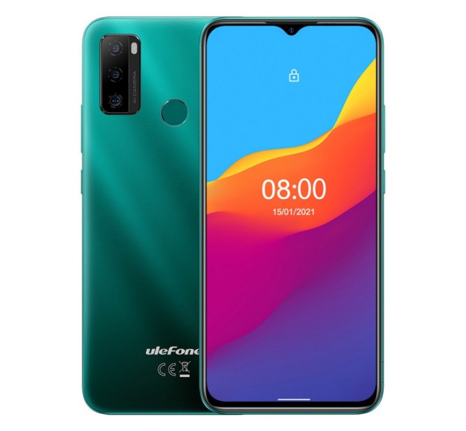 Мобільний телефон Ulefone Note 10 2/32GB Aurora Green (6937748734079)