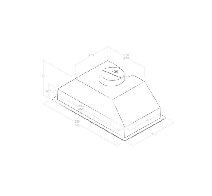 Витяжка кухонна Elica ERA C BL/A/52