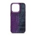 Чохол до мобільного телефона Harder Glamorous Croco Apple iPhone 15 Pro Dark Purple (ARM76763)