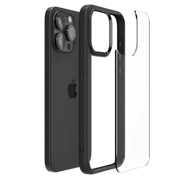 Чехол для мобильного телефона Spigen Apple iPhone 15 Pro Max Ultra Hybrid Matte Black (ACS06570)