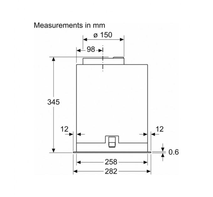 Витяжка кухонна Siemens LB56NAC50