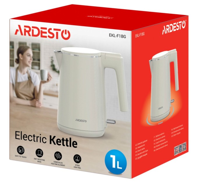 Електрочайник Ardesto EKL-F1BG