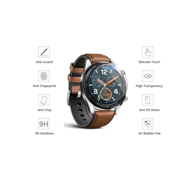 Плівка захисна Drobak Ceramics Huawei Watch GT 2 42mm (2 шт) (313105)