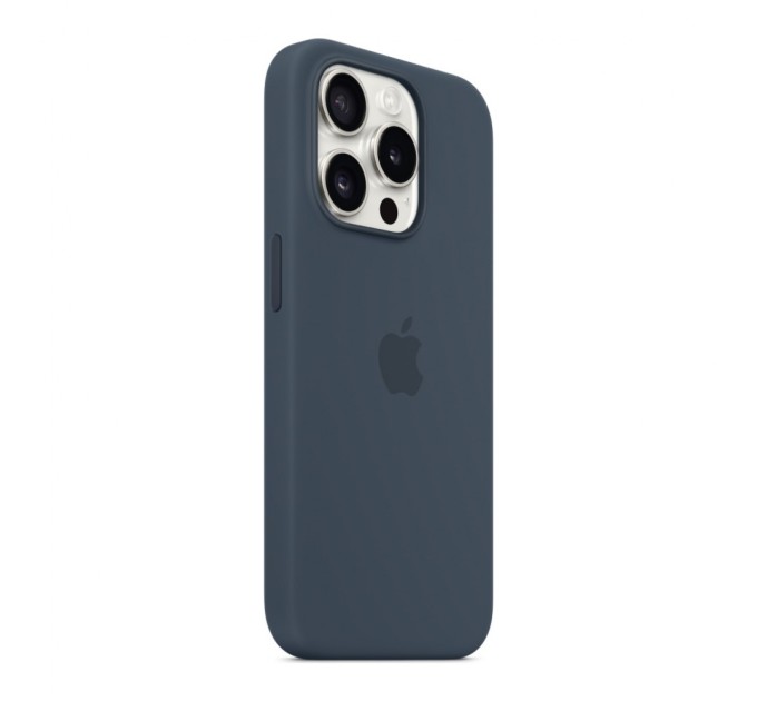 Чохол до мобільного телефона Apple iPhone 15 Pro Silicone Case with MagSafe Storm Blue (MT1D3ZM/A)