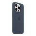 Чохол до мобільного телефона Apple iPhone 15 Pro Silicone Case with MagSafe Storm Blue (MT1D3ZM/A)