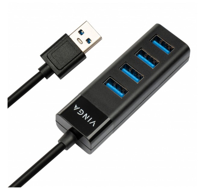 Концентратор Vinga USB3.0 to 4*USB3.0 HUB (VHA3A4)