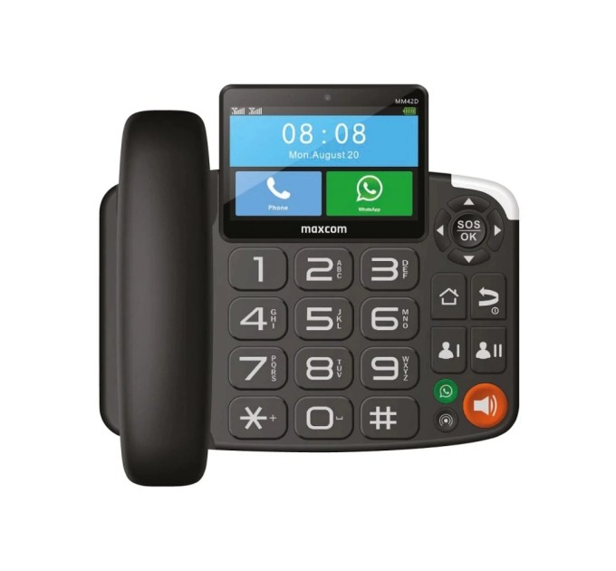 Мобільний телефон Maxcom Comfort MM42D SE 4G Black