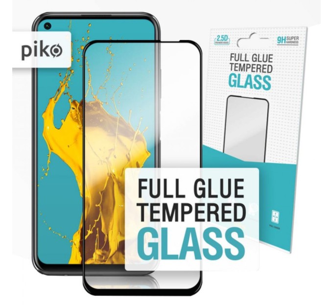 Пленка защитная Piko Full Glue Huawei P40 Lite black (1283126497865)