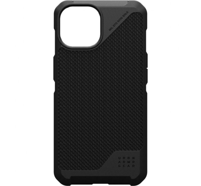 Чохол до мобільного телефона UAG Apple iPhone 15 Metropolis LT Magsafe, Kevlar Black (114315113940)