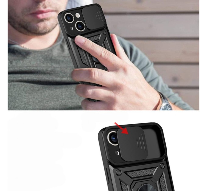 Чохол до мобільного телефона BeCover Military Apple iPhone 15 Black (709952)