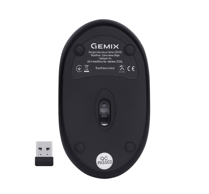 Мышка Gemix GM185 Wireless Black (GM185Bk)