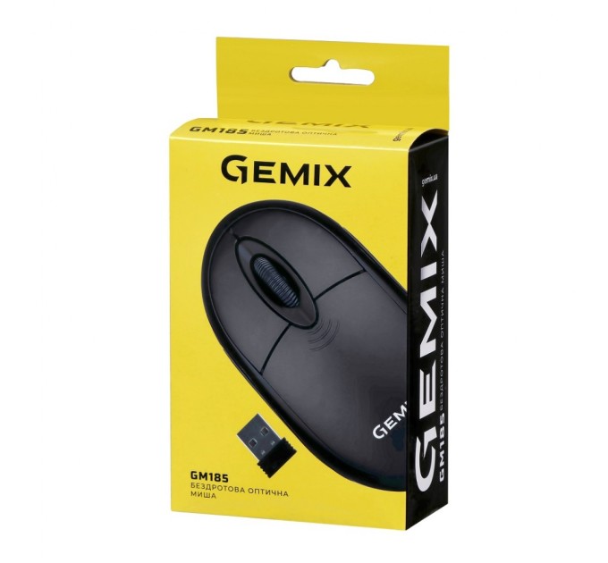 Мышка Gemix GM185 Wireless Black (GM185Bk)