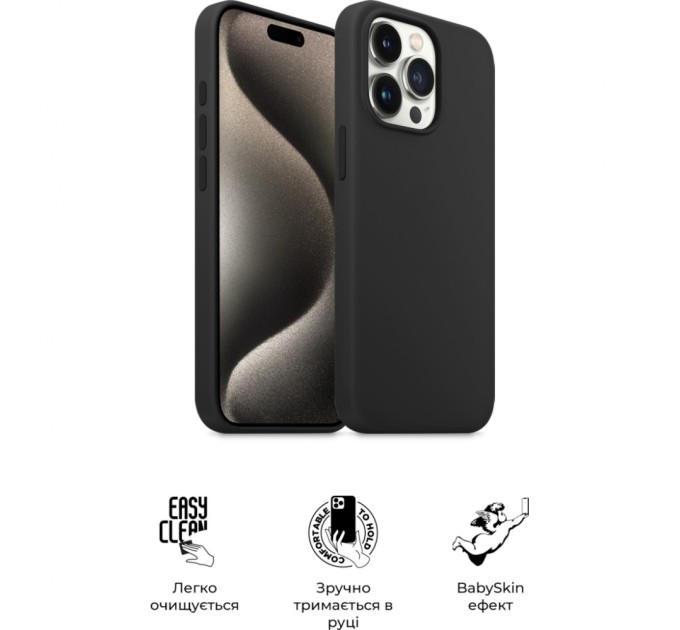 Чохол до мобільного телефона Armorstandart ICON2 Case Apple iPhone 15 Pro Max Black (ARM70528)