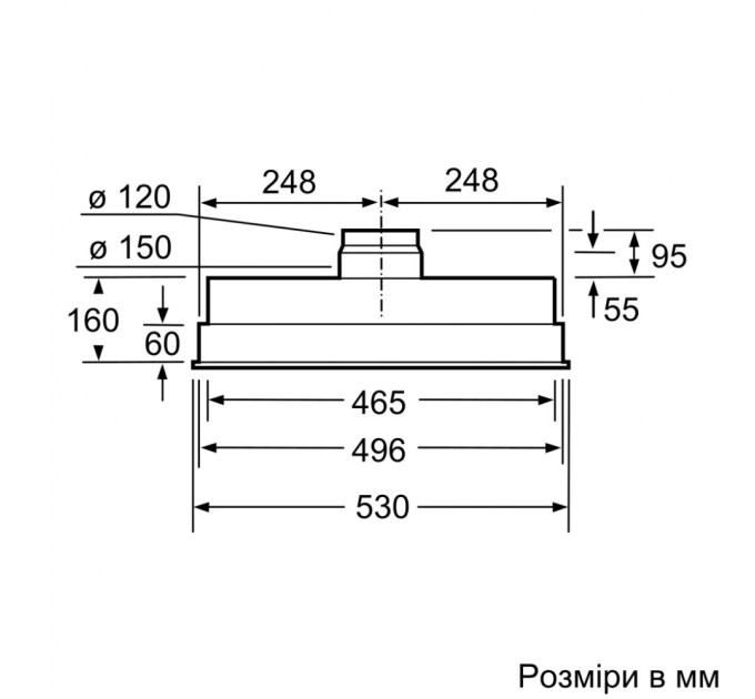 Вытяжка кухонная Siemens LB55565