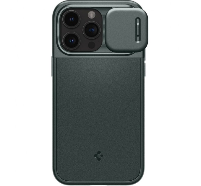 Чохол до мобільного телефона Spigen Apple iPhone 15 Pro Optik Armor MagFit Abyss Green (ACS06739)