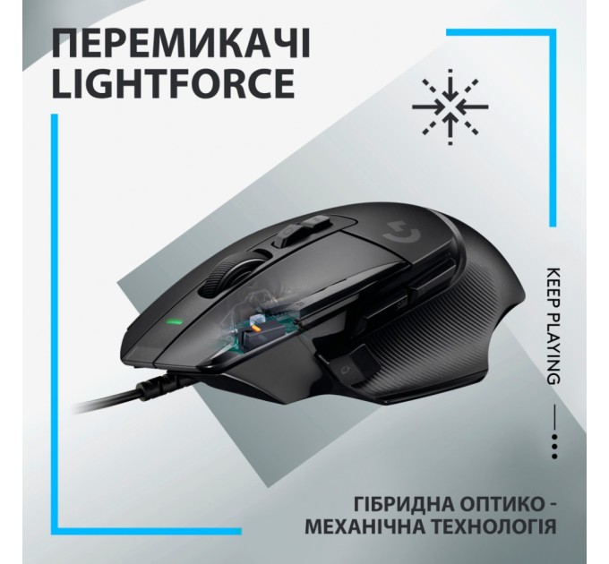 Мышка Logitech G502 X USB Black (910-006138)