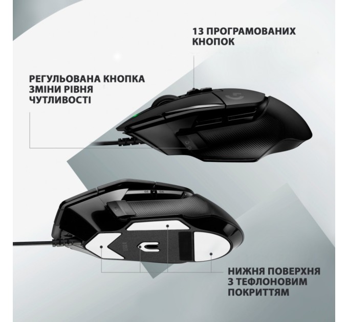 Мышка Logitech G502 X USB Black (910-006138)