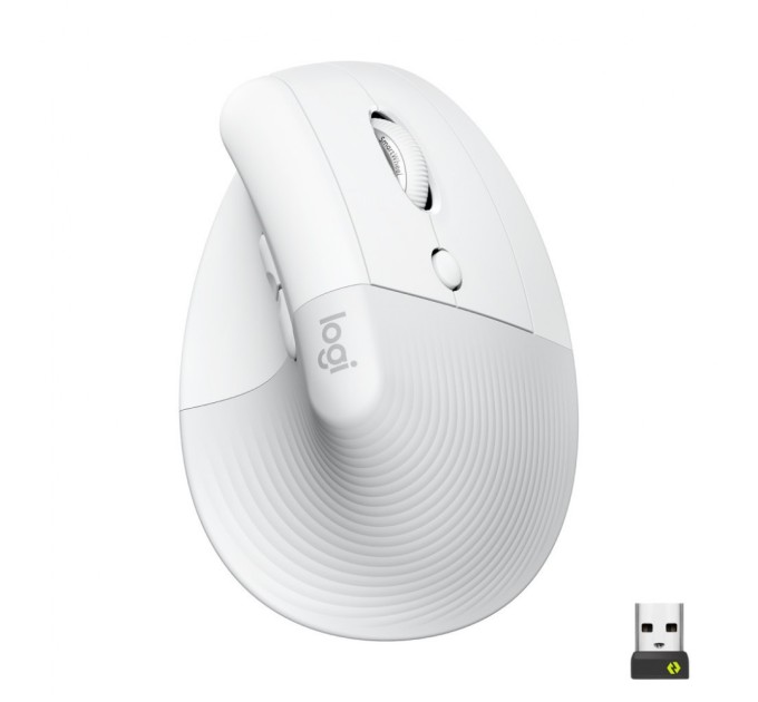 Мишка Logitech Lift Vertical Ergonomic Wireless/Bluetooth White (910-006475)