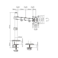 Кронштейн Gembird MA-D1-01