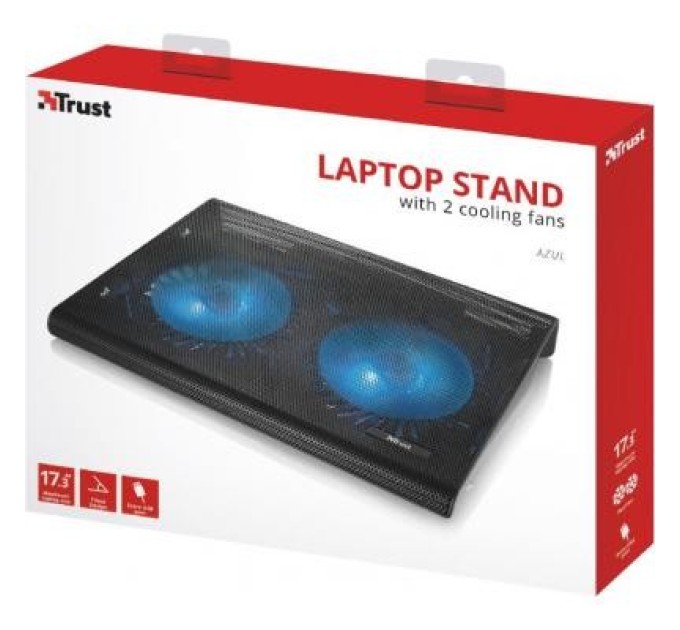 Подставка для ноутбука Trust Azul Laptop Cooling Stand with dual fans (20104)