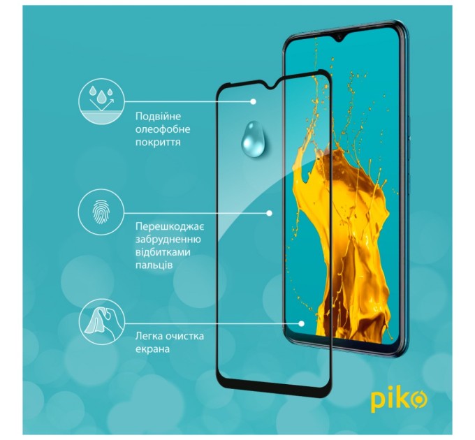 Стекло защитное Piko Full Glue Tecno Spark 8T (1283126542282)