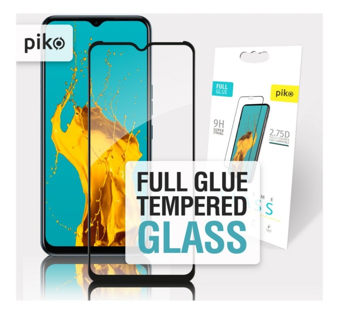 Стекло защитное Piko Full Glue Tecno Spark 8T (1283126542282)