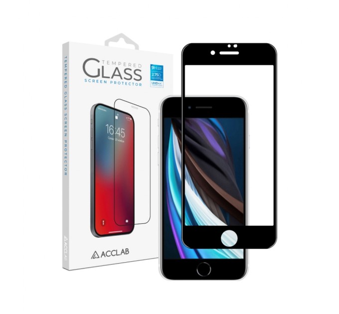 Скло захисне ACCLAB Full Glue Apple iPhone 7/8/SE 2020 (1283126508172)