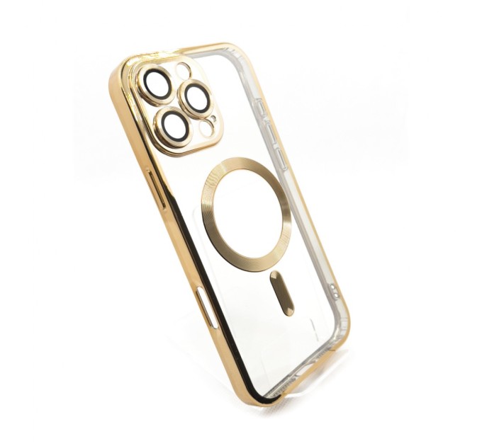 Чохол до мобільного телефона BeCover TPU Chrome Case (MagSafe) для Apple iPhone 16 Pro Max Gold (712086)