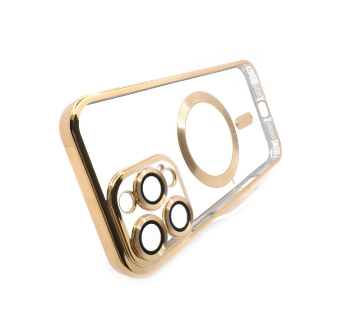 Чохол до мобільного телефона BeCover TPU Chrome Case (MagSafe) для Apple iPhone 16 Pro Max Gold (712086)